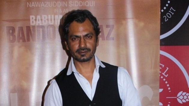 Nawazuddin Siddiqui during the success party of Babumoshai Bandookbaaz in Mumbai. (IANS) Nawazuddin Siddiqui during the success party of Babumoshai Bandookbaaz in Mumbai. (IANS)