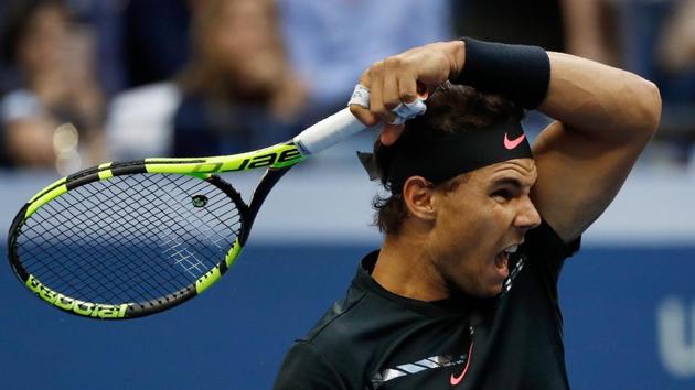 Rafael Nadal of Spain in action against Kevin Anderson of South Africa. REUTERS/Mike Segar (REUTERS) Rafael Nadal of Spain in action against Kevin Anderson of South Africa. REUTERS/Mike Segar (REUTERS)