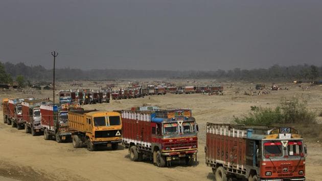 The crackdown started soon after the new NDA government took over amid allegations of sand mafia’s links with the Rashtriya Janata Dal. (Vipin Kumar / HT File Photo) The crackdown started soon after the new NDA government took over amid allegations of sand mafia’s links with the Rashtriya Janata Dal. (Vipin Kumar / HT File Photo)