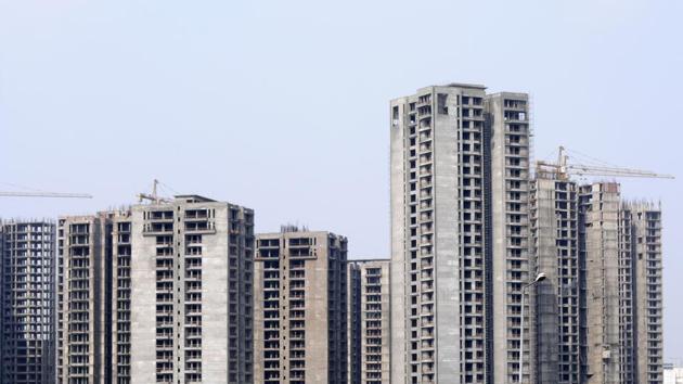 An incomplete project of Jaypee.(Sunil Ghosh/HT File)
