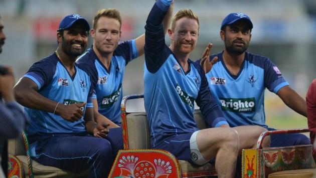 The World XI had a heroes’ welcome to the Gaddafi Stadium in Lahore. (Twitter ) The World XI had a heroes’ welcome to the Gaddafi Stadium in Lahore. (Twitter )