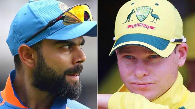 Steve Smith’s Australia cricket team will take on Virat Kohli’s Indian cricket team in a five-match ODI series starting on September 17. VVS Laxman and Michael Clarke analyses the upcoming India vs Australia series(Getty Images)