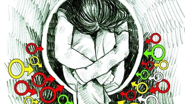 The case came to light when the victim was 30 weeks pregnant.(Illustration by Daljeet kaur Sandhu/HT) The case came to light when the victim was 30 weeks pregnant.(Illustration by Daljeet kaur Sandhu/HT)