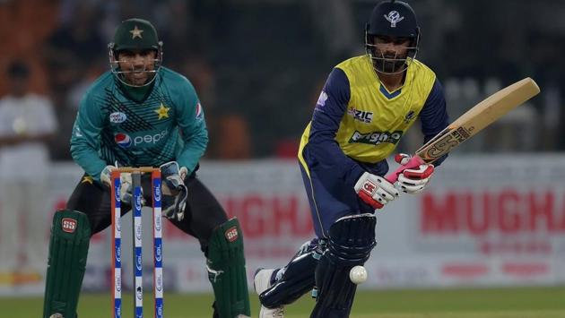 In reply, Tamim Iqbal ( in pic) and Hashim Amla gave World XI a good start before both fell in quick succession. (Twitter ) In reply, Tamim Iqbal ( in pic) and Hashim Amla gave World XI a good start before both fell in quick succession. (Twitter )