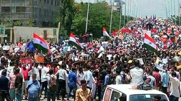 Protest march in Bengaluru against the murder of Gauri Lankesh, on Tuesday, September 12, 2017.(Official CPI(M) Twitter account)