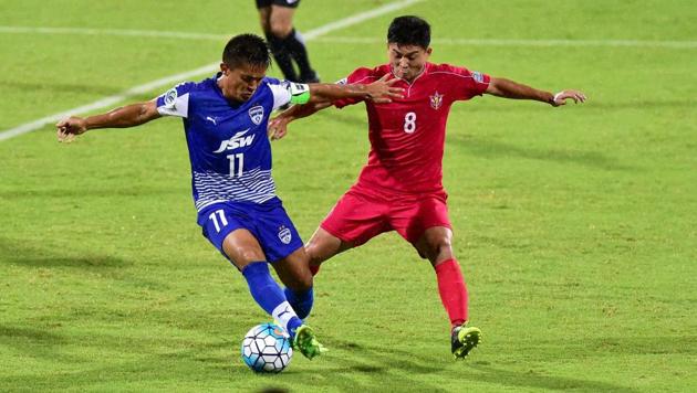 Bengaluru FC will take on 4.25 SC of North Korea in Pyongyang in an AFC Cup match . (PTI) Bengaluru FC will take on 4.25 SC of North Korea in Pyongyang in an AFC Cup match . (PTI)