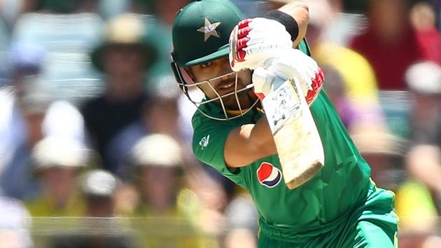 Pakistan cricket team’s Babar Azam slammed a 52-ball 86 against World XI in Lahore during the first Twenty20 match of the Independence Cup on Tuesday. (Getty Images) Pakistan cricket team’s Babar Azam slammed a 52-ball 86 against World XI in Lahore during the first Twenty20 match of the Independence Cup on Tuesday. (Getty Images)