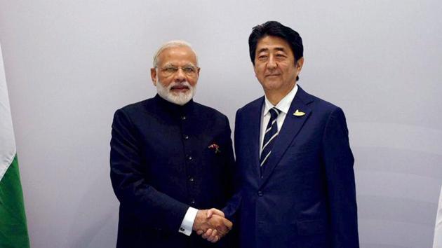 Prime Minister Narendra Modi and Japanese Prime Minister Shinzo Abe will lay the foundation for a high speed rail project. (PTI) Prime Minister Narendra Modi and Japanese Prime Minister Shinzo Abe will lay the foundation for a high speed rail project. (PTI)