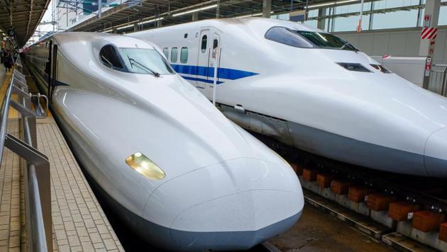 A Shinkansen bullet train Japan is a pioneer in high-speed rail networks, and its Shinkansen bullet train is among the fastest in the world.(Shutterstock)