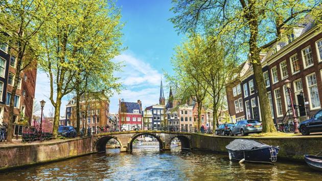 Amsterdam boasts of a UNESCO protected canal ring.(AFP)