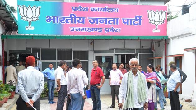 BJP national president Amit Shah is scheduled to visit Dehradun next week.(HT Photo)