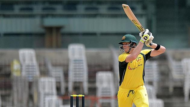 Australian skipper Steve Smith gave Warner good company and the pair stitched together a good partnership. (AFP) 