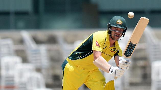 Head became the third batsman to pass fifty as Australia neared 300. (AFP) 