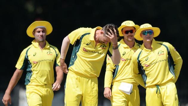 Australia’s bowlers put in a fine show as they defeated Board President’s XI by 103 runs to give themselves good momentum ahead of the ODI series against India starting on September 17. (AFP) 
