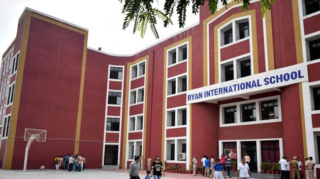 Parents had stopped sending their children to schools after an eight-year-old boy was found dead in Ryan International School’s Bhondsi branch on Friday.(HT Photo)
