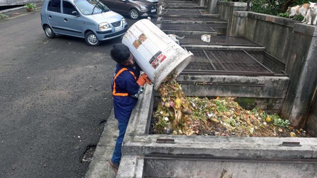The only solution is to reduce the load of garbage that requires dumping by minimising waste generation and recycling or processing every possible bit. In 2005, the Pune Municipal Corporation launched a successful pilot project, engaging waste pickers in door-to-door waste collection of trash. Today, out of the 1,700 metric tonnes of waste generated, 122 tonnes of dry waste is collected daily by ragpickers under SWaCH (Solid Waste Collection and Handling Pune Seva Cooperative Limited). (Pratham Gokhale / HT Photo) 