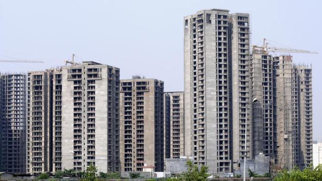 Jaypee uncompleted projects in Noida. (HT Photo) Jaypee uncompleted projects in Noida. (HT Photo)