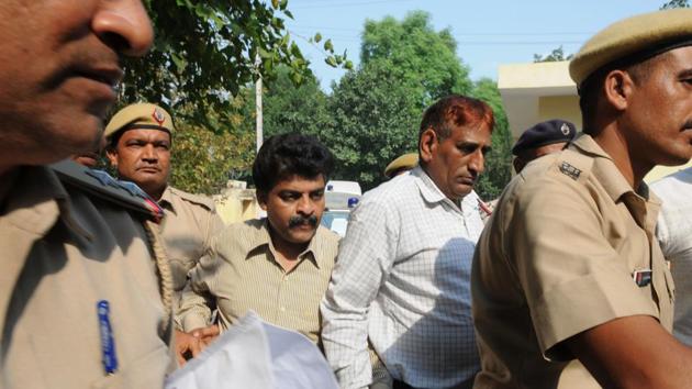 Regional head of Ryan Group of Institutions Francis Thomas was sent on a three-day police remand on Wednesday. (Parveen Kumar/HT Photo) Regional head of Ryan Group of Institutions Francis Thomas was sent on a three-day police remand on Wednesday. (Parveen Kumar/HT Photo)