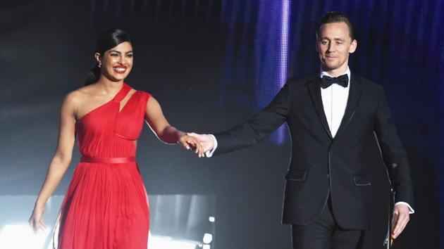 Priyanka Chopra present onstage at the 2016 Emmys. Priyanka Chopra present onstage at the 2016 Emmys.
