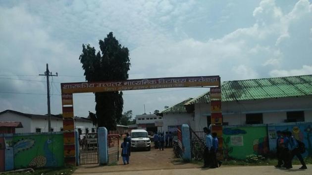 The 30 tribal children were ‘rescued’ by the police, who were alerted by the authorities at Dantewada’s government high school. The school reported that several students had carved whale-like shapes on their arms. (HT PHOTO) The 30 tribal children were ‘rescued’ by the police, who were alerted by the authorities at Dantewada’s government high school. The school reported that several students had carved whale-like shapes on their arms. (HT PHOTO)