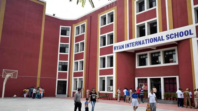 Ryan International School in Gurgaon where an eight-year-old student was murdered last Friday.(HT File Photo)