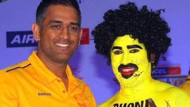 Saravanan Hari is an ardent fan of IPL team Chennai Super Kings and MS Dhoni. (Facebook) Saravanan Hari is an ardent fan of IPL team Chennai Super Kings and MS Dhoni. (Facebook)