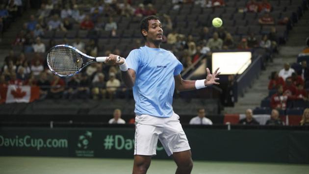 Ramkumar Ramanathan came back and won the second set via tiebreak. (AP)