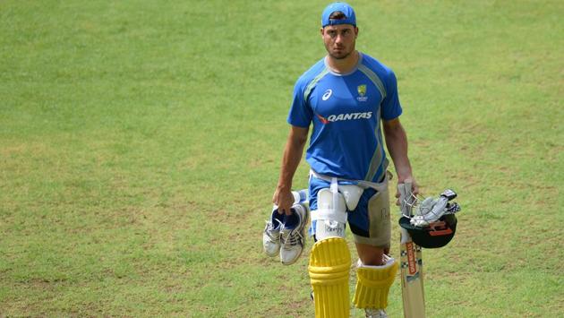 Australian cricketer Marcus Stonis arrives for a training session. (AFP) Australian cricketer Marcus Stonis arrives for a training session. (AFP)