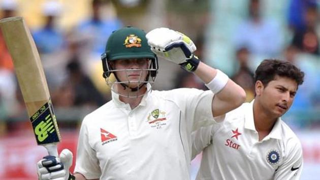 Kuldeep Yadav troubled Steve Smith-led Australian cricket team during a home Test series. (PTI) Kuldeep Yadav troubled Steve Smith-led Australian cricket team during a home Test series. (PTI)