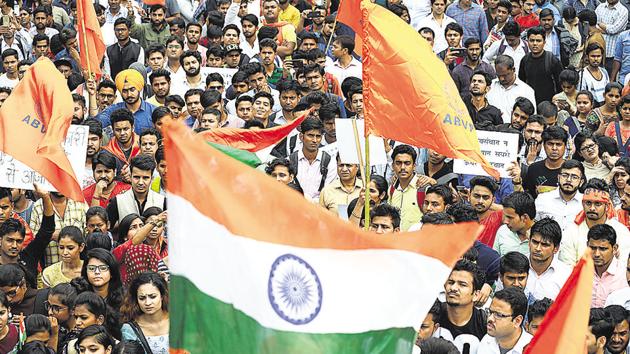 The ABVP has called for a rally in Thiruvananthapuram to highlight the attacks on the right-wing cadre in Kerala.(AFP File Photo/For Representation Only)