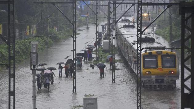 On August 29, the city received more than 300mm rainfall in a day, resulting in water-logging at several locations. (HT File) On August 29, the city received more than 300mm rainfall in a day, resulting in water-logging at several locations. (HT File)