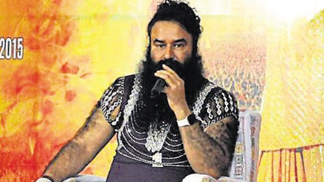 Rape convict Gurmeet Ram Rahim. (HT Photo) Rape convict Gurmeet Ram Rahim. (HT Photo)