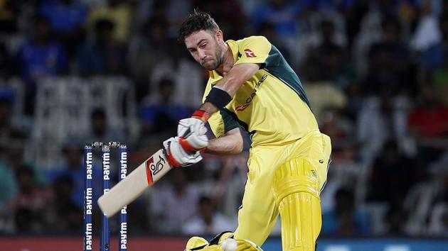 Glenn Maxwell (39) gave India a mighty scare but was dismissed by Yuzvendra Chahal. (REUTERS) Glenn Maxwell (39) gave India a mighty scare but was dismissed by Yuzvendra Chahal. (REUTERS)