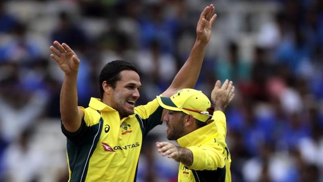 Nathan Coulter-Nile also picked the wicket of Manish Pandey as India were reduced to 11/3. (AP) Nathan Coulter-Nile also picked the wicket of Manish Pandey as India were reduced to 11/3. (AP)