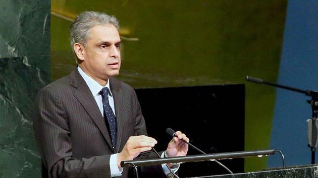 India's permanent Representative to the UN, Ambassador Syed Akbaruddin delivers his statement at the United Nations General Assembly in New York on Wednesday. (PTI) India's permanent Representative to the UN, Ambassador Syed Akbaruddin delivers his statement at the United Nations General Assembly in New York on Wednesday. (PTI)