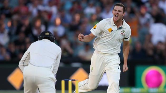 Josh Hazlewood will be one of Australia’s main pacers going into the 2017-18 Ashes against England.(AP)