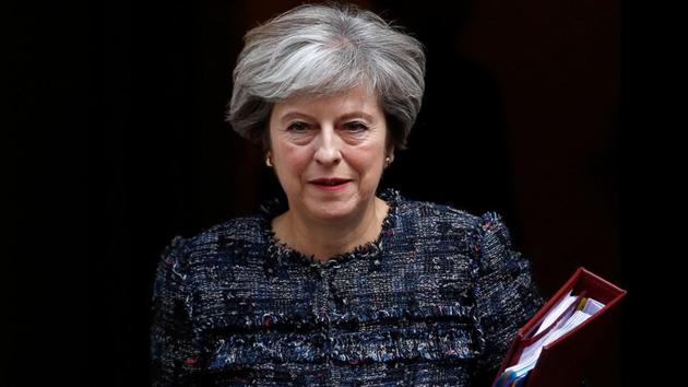 Britain's Prime Minister Theresa May leaves 10 Downing Street to attend Prime Minister's Questions in London on September 13. (Reuters Photo) Britain's Prime Minister Theresa May leaves 10 Downing Street to attend Prime Minister's Questions in London on September 13. (Reuters Photo)
