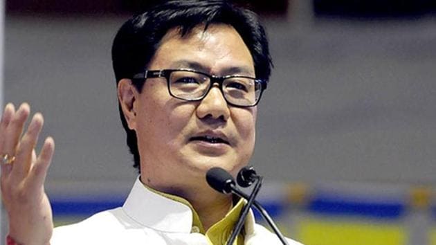 Union minister of state for home Kiren Rijiju said the nation begins from its border and not from its capital. (Sonu Mehta/HT File Photo) Union minister of state for home Kiren Rijiju said the nation begins from its border and not from its capital. (Sonu Mehta/HT File Photo)