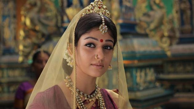 Nayanthara as Sita in Sri Rama Rajyam.