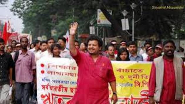 From former general secretary Prakash Karat to politburo member Md Salim, a number of CPI(M) leaders have been publicly criticised by Ritabrata Banerjee. (HT Photo) From former general secretary Prakash Karat to politburo member Md Salim, a number of CPI(M) leaders have been publicly criticised by Ritabrata Banerjee. (HT Photo)