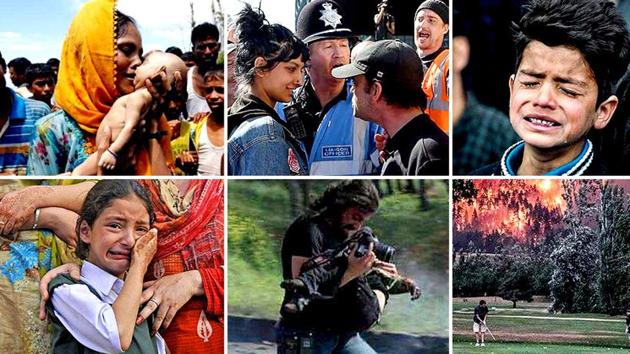 Some of the most moving images from 2017 so far that capture heartbreak, hope and death in their most vulnerable form.(Agencies and HT Photos)