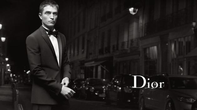 Robert Pattinson poses for Dior.