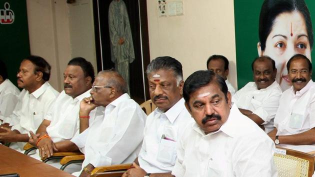 AIADMK is facing a string of rebellions since the death of party supremo J Jayalalithaa. (PTI File Photo) AIADMK is facing a string of rebellions since the death of party supremo J Jayalalithaa. (PTI File Photo)