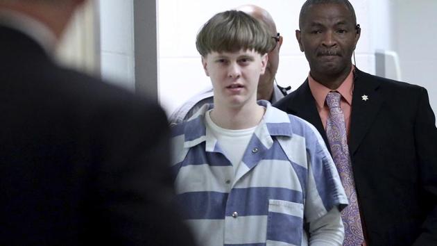 In this Monday, April 10, 2017, file photo, Dylann Roof enters the court room at the Charleston County Judicial Center to enter his guilty plea on murder charges in Charleston, SC Roof.(AP)