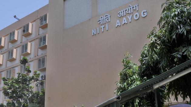 Niti Aayog at Parliament Street in New Delhi, India. (HT File Photo) Niti Aayog at Parliament Street in New Delhi, India. (HT File Photo)