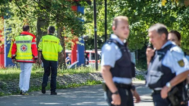Policemen in Esslingen, Germany, Monday, July 17, 2017. (AP File Photo) Policemen in Esslingen, Germany, Monday, July 17, 2017. (AP File Photo)