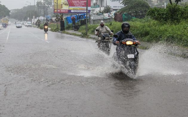 The weather department has predicted more rains in the city and district on September 20.(HT File Photo)