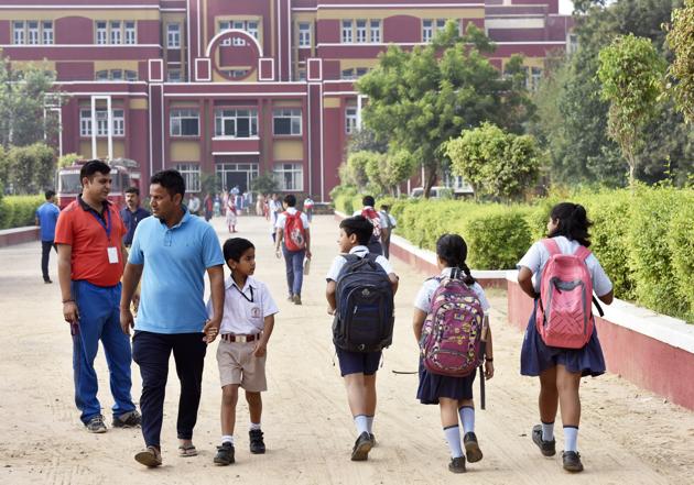 Parents of Ryan students are still jittery in the wake of the murder of an eight-year-old student on campus. (Sanjeev Verma/HT PHOTO) Parents of Ryan students are still jittery in the wake of the murder of an eight-year-old student on campus. (Sanjeev Verma/HT PHOTO)