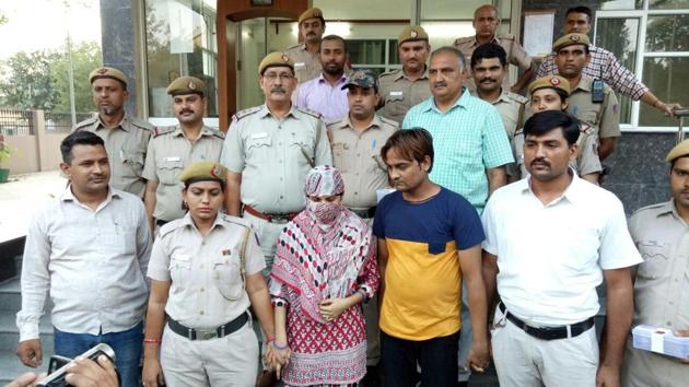 Shabana and Mohammad Anish had been allegedly seeing each other since 2015 and recently married each other secretly. (Pic provided by Delhi Police) Shabana and Mohammad Anish had been allegedly seeing each other since 2015 and recently married each other secretly. (Pic provided by Delhi Police)