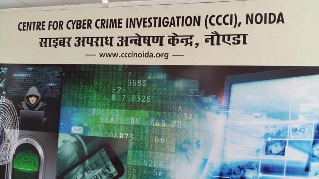 The Centre for Cyber Crime Investigation in Noida received 1,482 cases of cyber crimes till September this year against 560 complaints in 2016. (Sunil Ghosh/HT Photo) The Centre for Cyber Crime Investigation in Noida received 1,482 cases of cyber crimes till September this year against 560 complaints in 2016. (Sunil Ghosh/HT Photo)